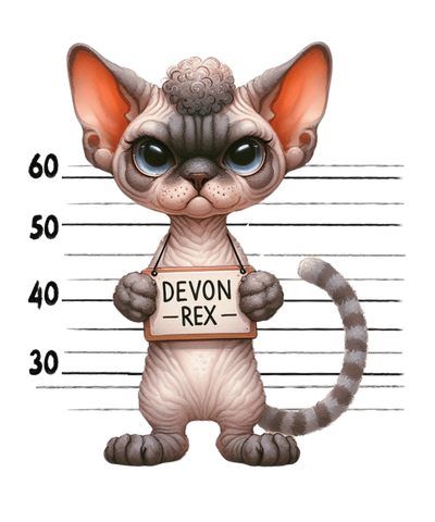 Devon Rex Design - DTF Ready To Press - DTF Dallas 