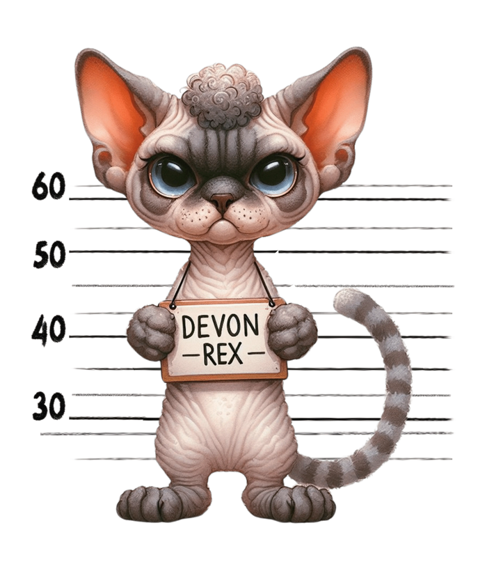Devon Rex Design pressed on a garment