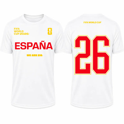 FIFA World Cup 2026 España Shirt - Official "We Are 26" T-shirt - DTF Dallas 