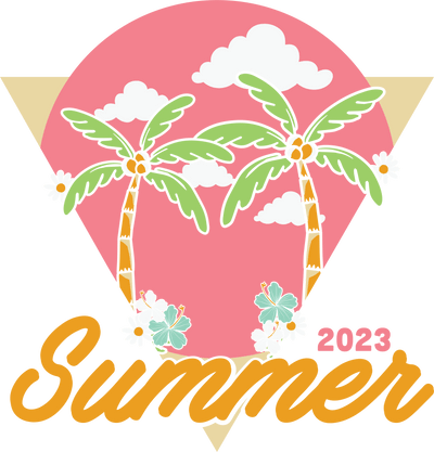 Cute Summertime Design - DTF Ready To Press - DTF Dallas 