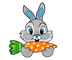 Funny Bunny Easter Design - DTF Ready To Press