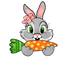 Cute Bunny Easter Design - DTF Ready To Press