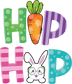 Hip Hop Easter Bunny Design - DTF Ready To Press