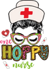 One Hoppy Nurse Easter Design - DTF Ready To Press