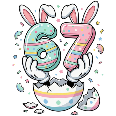 Easter 67 Lucky Design - DTF Ready To Press - DTF Dallas 