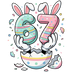 Easter 67 Lucky Design - DTF Ready To Press - DTF Dallas 
