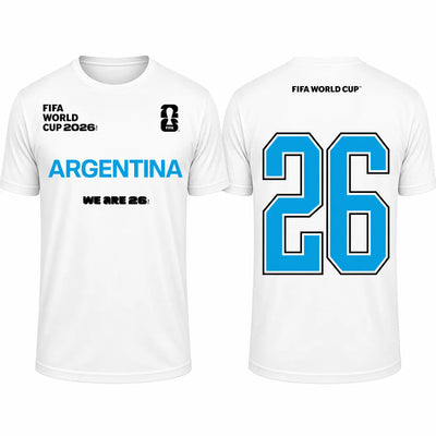 FIFA World Cup 2026 Argentina Shirt - Official "We Are 26" T-shirt - DTF Dallas 