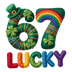 Faux 67 Lucky St Patrick’s Day Design - DTF Ready To Press - DTF Dallas 