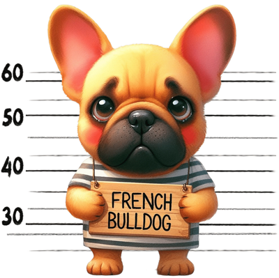 French Bulldog Design DTF-Ready to Press | DTF Dallas - DTF Dallas 