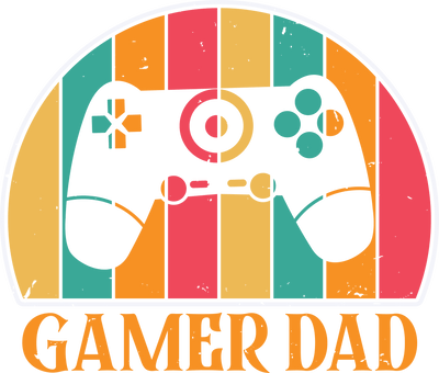 Gamer Dad Design - DTF Ready To Press - DTF Dallas 