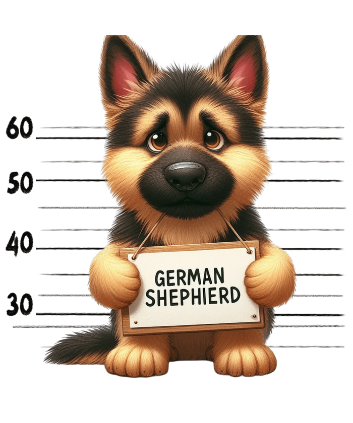 German Shepherd Design pressed on a garment