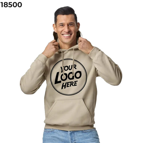 Custom Gildan 18500 hooded sweatshirt printed for Hurst, TX
