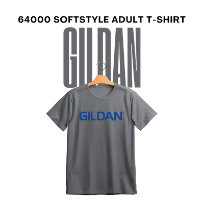 Gildan 64000 Softstyle Adult T-Shirt - 2XL - DTF Dallas 
