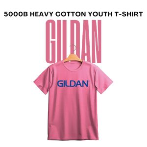 Gildan 5000B Heavy Cotton Youth T-Shirt - XS - DTF Dallas 