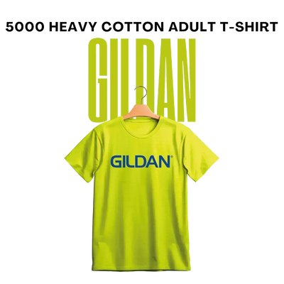 Gildan 5000 Heavy Cotton Adult T-Shirt - M - DTF Dallas 