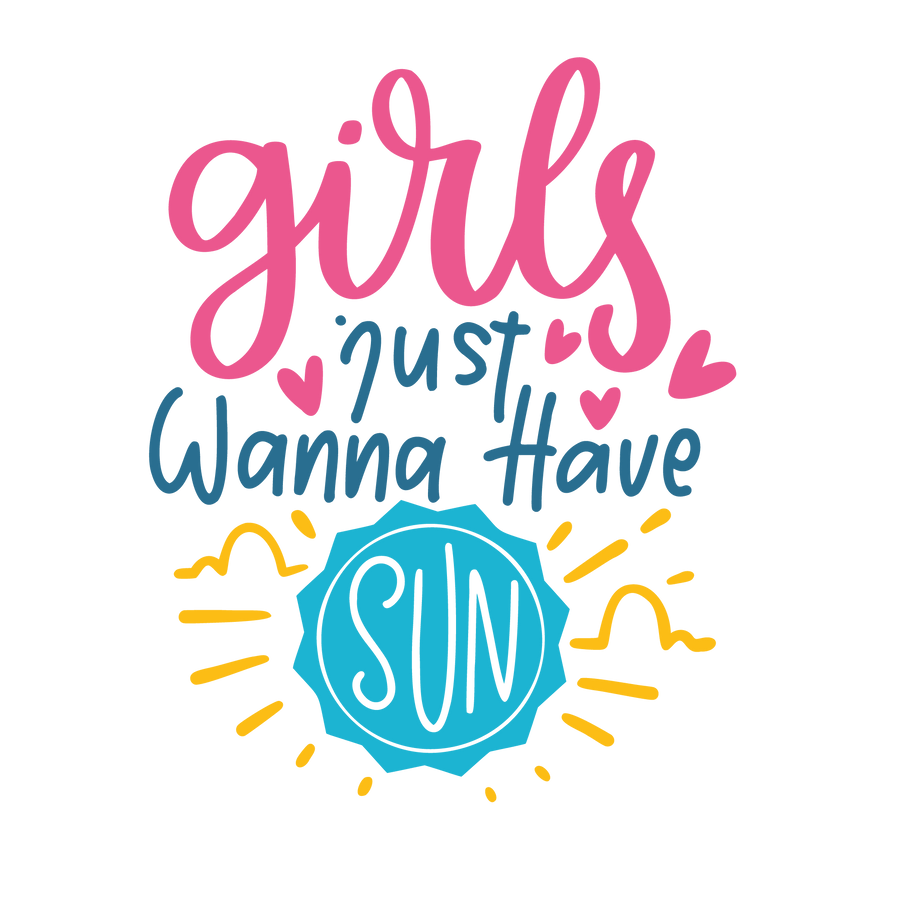 Matching Girls Summer Design - DTF Ready To Press