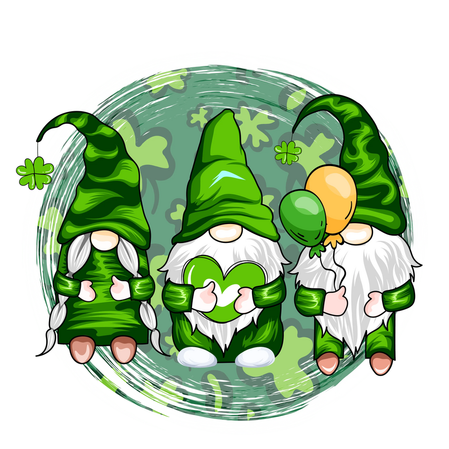 Gnomes Happy Patrick's Day Design | DTF Dallas