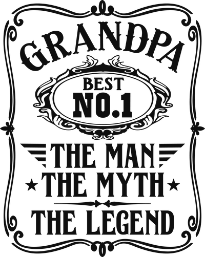 Best Grandpa Father's Day Design - DTF Ready To Press - DTF Dallas 