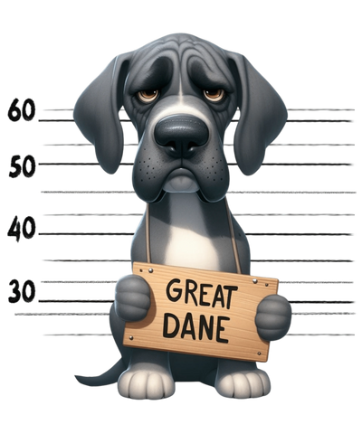 Great Dane Design - DTF Ready To Press - DTF Dallas 