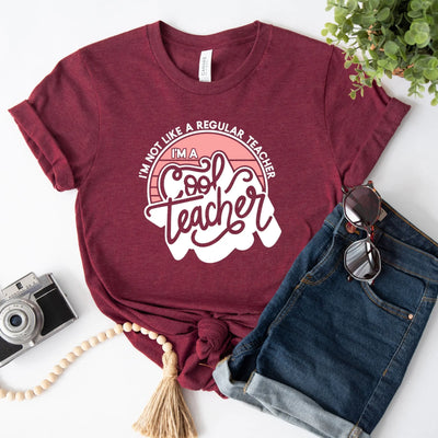 Cool Teacher Shirt (Unisex V-Neck) - DTF Dallas 