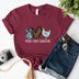 Peace Love Chickens Shirt (Unisex V-Neck)