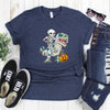 Skeleton Riding Dinosaur Shirt (Youth)