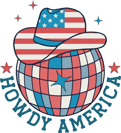 Howdy America Design - DTF Ready To Press - DTF Dallas 