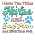 Nurse And Dog Mom Design - DTF Ready To Press