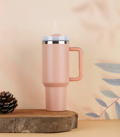 40oz Custom Insulated Tumbler with Handle - DTF Dallas 