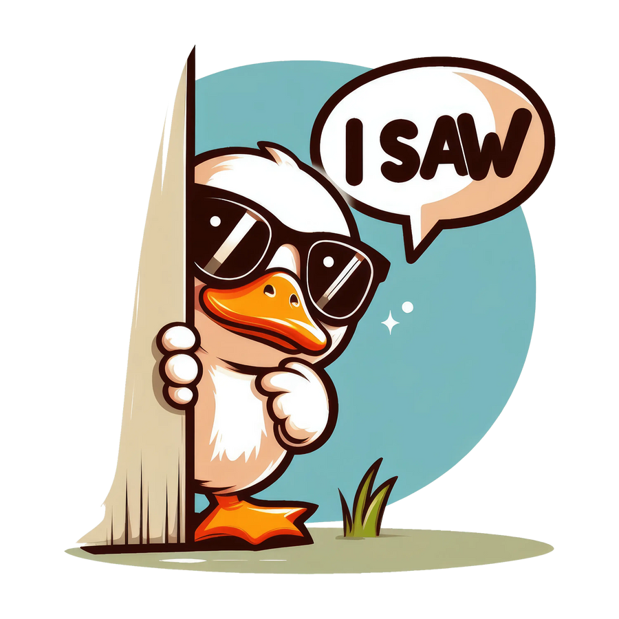 Funny Duck Design - DTF Ready To Press