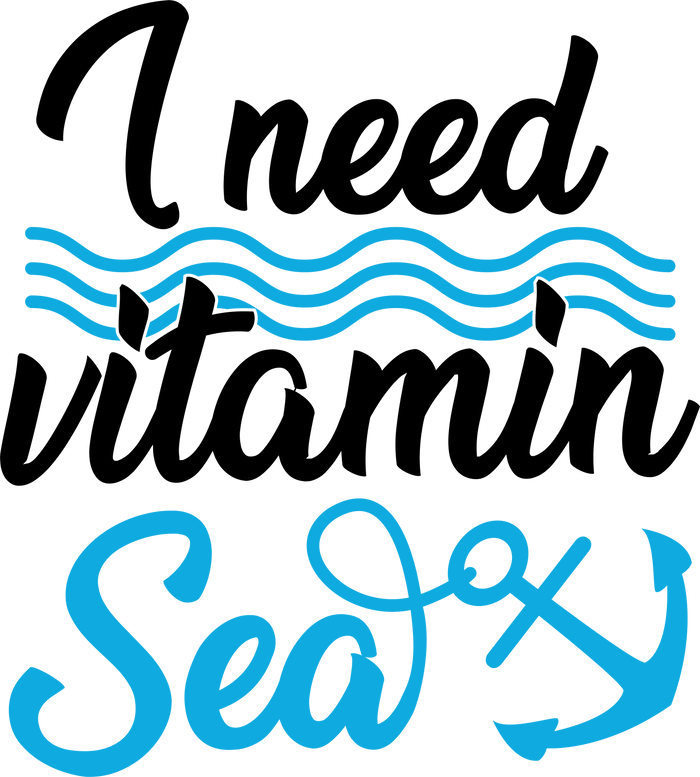 Sea Lover Design pressed on a garment