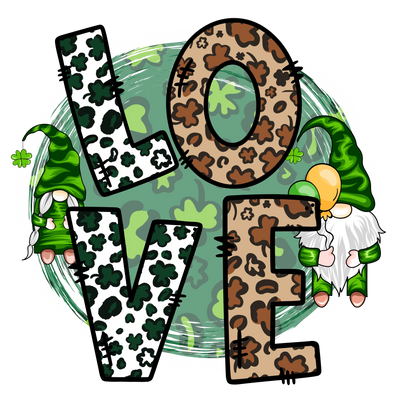 Saint Patty Day Love Leopard Design | DTF Dallas - DTF Dallas 