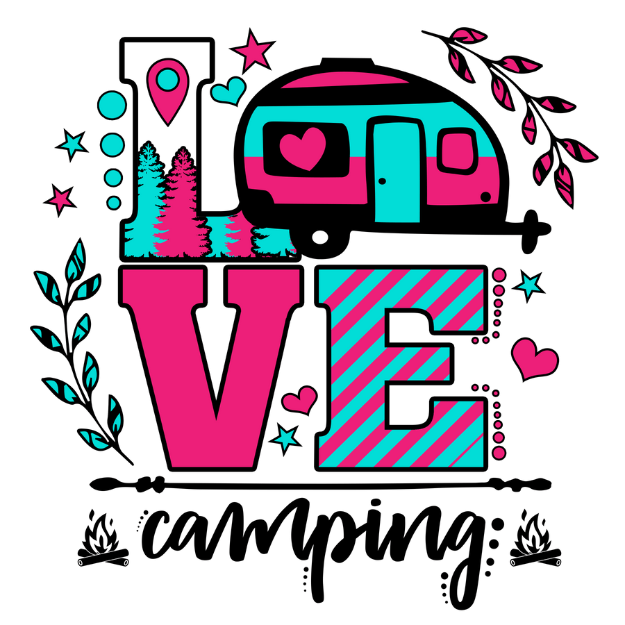 Love Camping Design - DTF Ready To Press