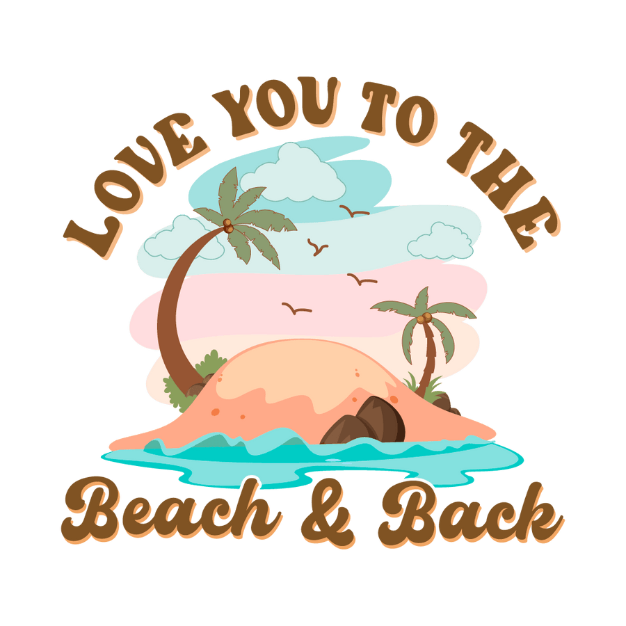 Beach Lover Design DTF-Ready to Press (V1) | DTF Dallas