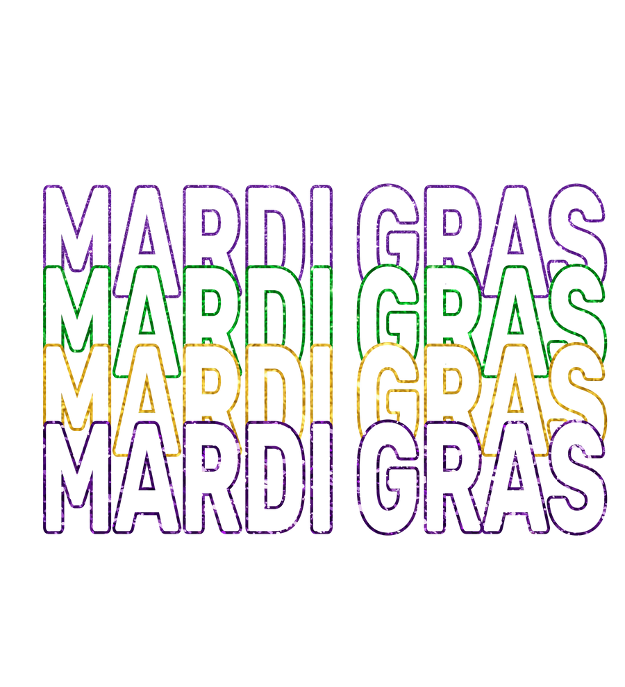 Mardi Gras Party DTF Design - Ready to Press V1 | DTF Dallas