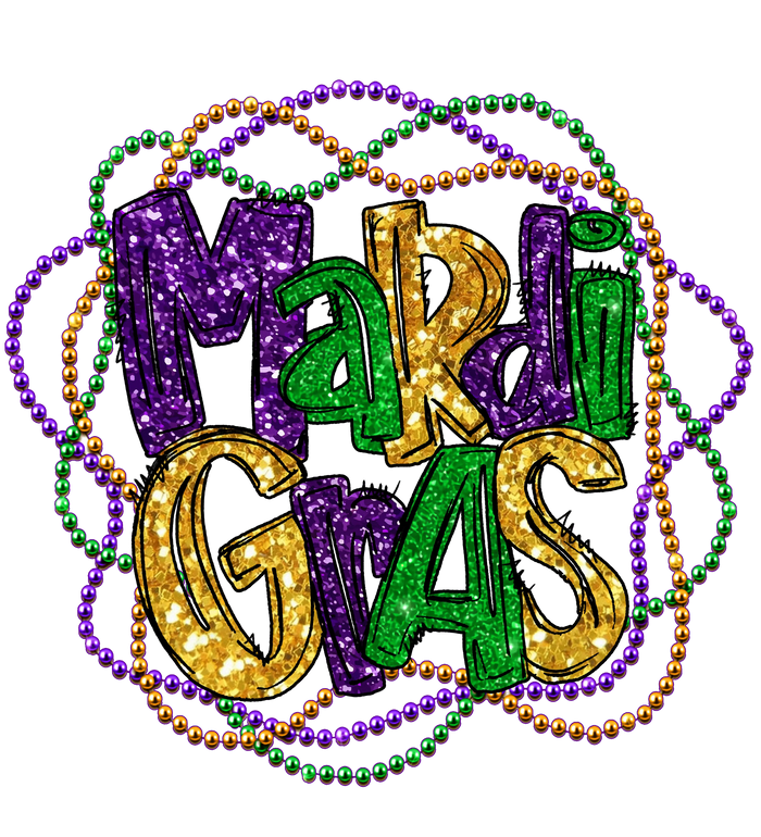 Mardi Gras Retro Party Design pressed on a garment