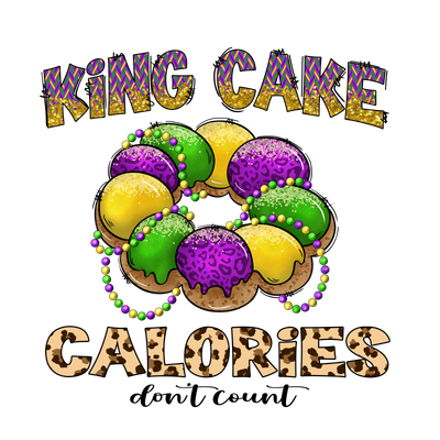 King Cake Calories Don't Count Mardi Gras Party | DTF Dallas - DTF Dallas 