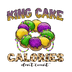 King Cake Calories Don't Count Mardi Gras Party Design - DTF Ready To Press