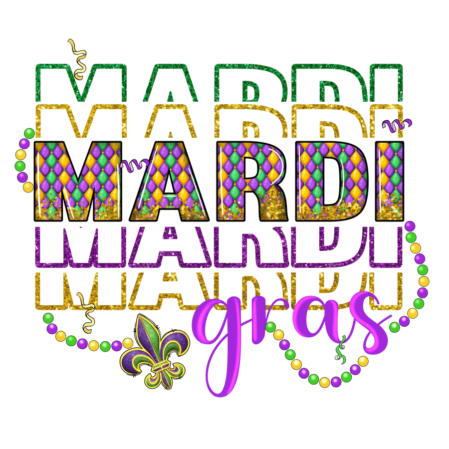 Fat Tuesday Mardi Gras Carnival Design | DTF Dallas