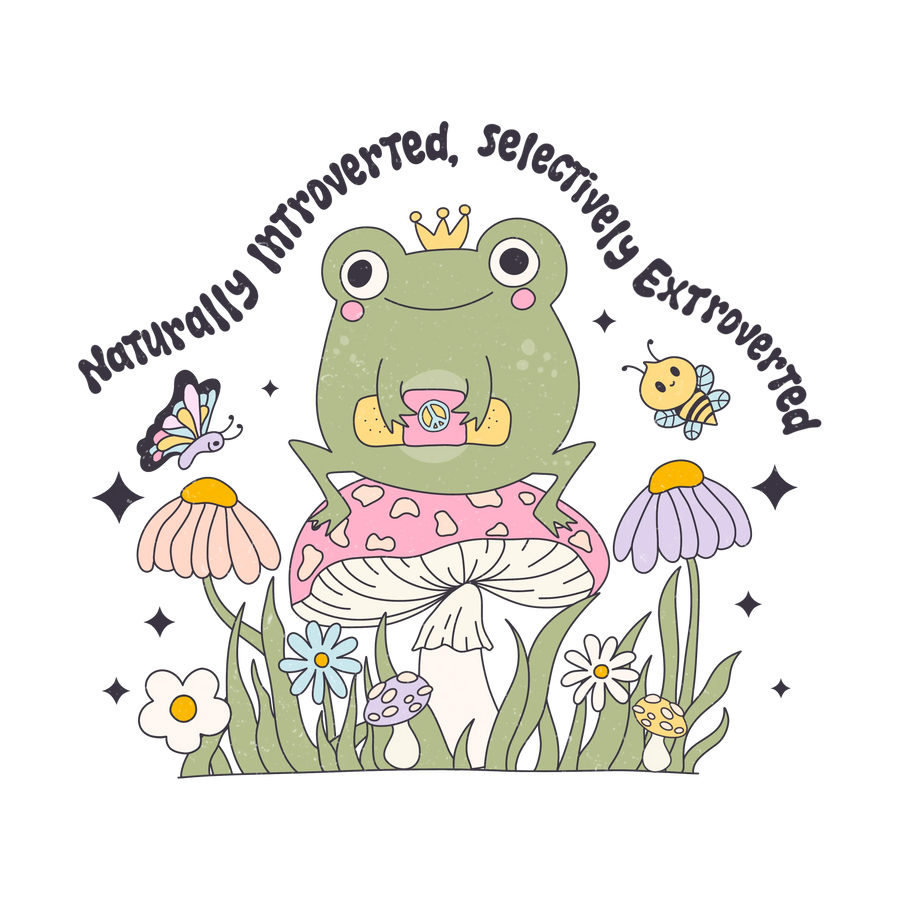 Sarcastic Frog Design - DTF Ready To Press
