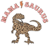 Funny Mother's Day Mama Saurus Design - DTF Ready To Press