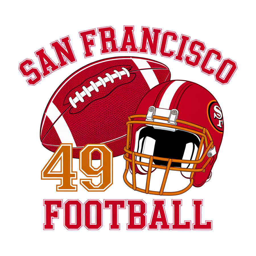 San Francisco 49ers Design - DTF Ready To Press