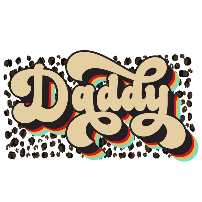 Cool Father's Day Design  V2 pressed on a garment