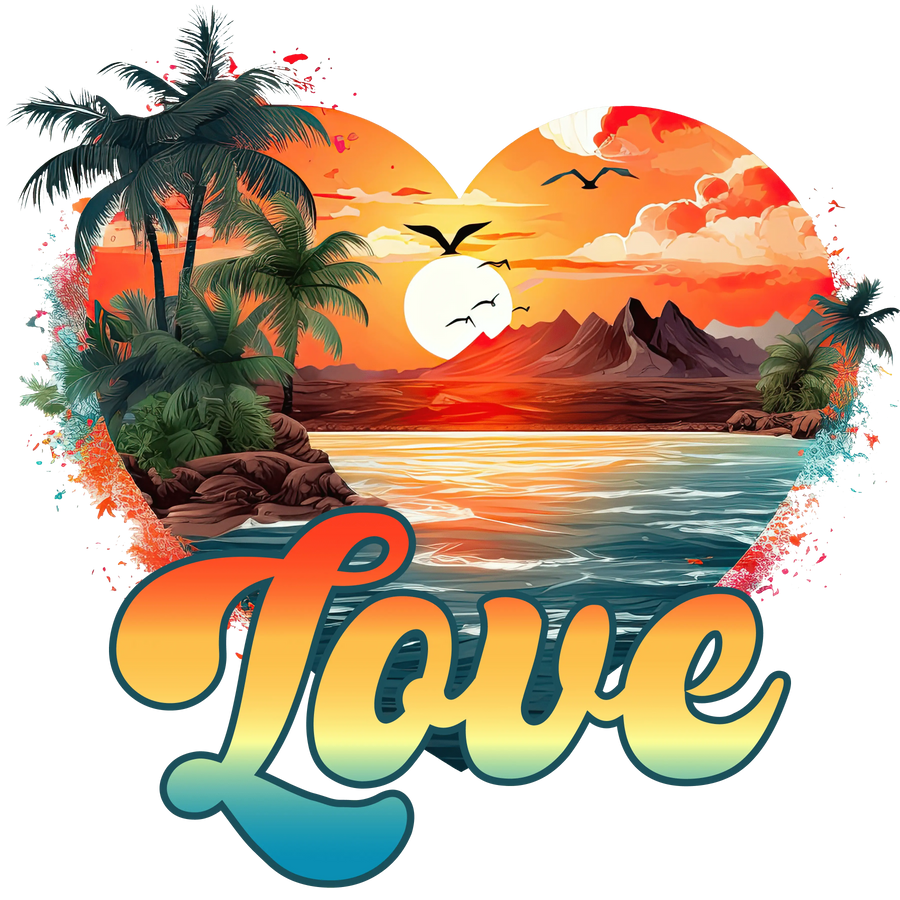 Love Summer DTF Design - Ready to Press | DTF Dallas