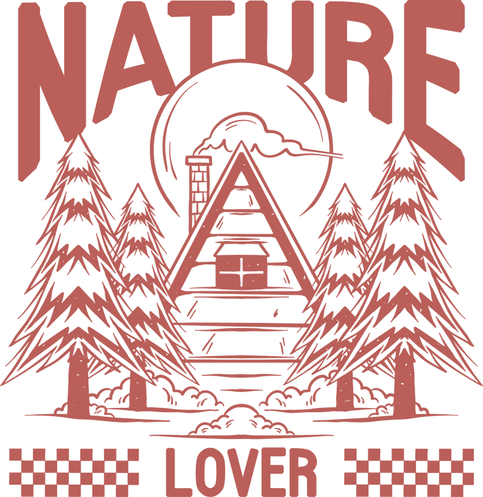 Nature Lover   Trailblazer Collection pressed on a garment