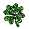 Clover Lucky Vibes Saint Patricks Day Cheetah Design - DTF Ready To Press