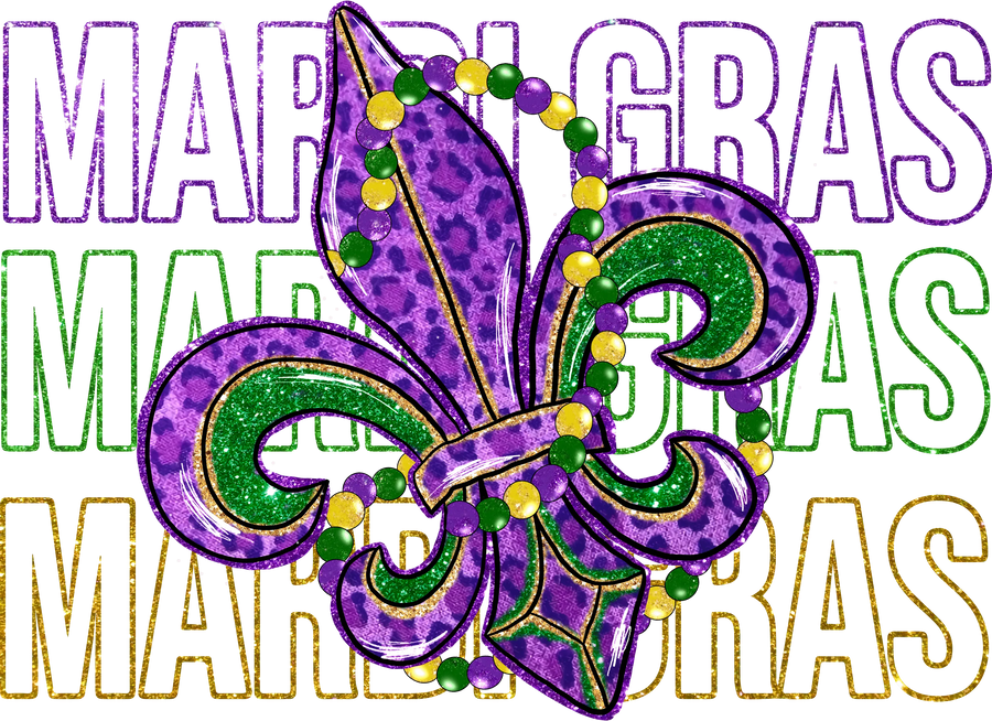 Fat Tuesday Mardi Gras Carnival Design V2 | DTF Dallas