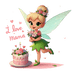 Tinker Bell Mother's Day Design - DTF Ready To Press