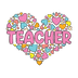 Cute Teacher Day Design - DTF Ready To Press