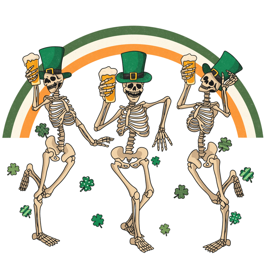 Lucky Day Beer Saint Patrick's Rainbow Design | DTF Dallas